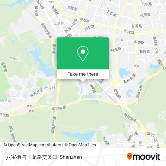 八宝街与玉龙路交叉口 map