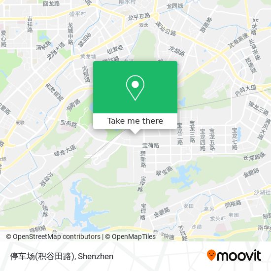 停车场(积谷田路) map