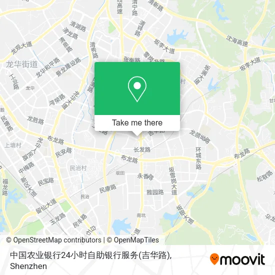 中国农业银行24小时自助银行服务(吉华路) map