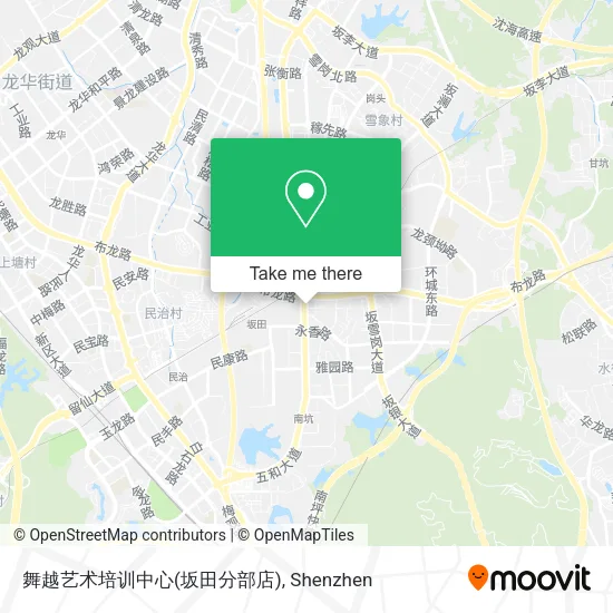 舞越艺术培训中心(坂田分部店) map
