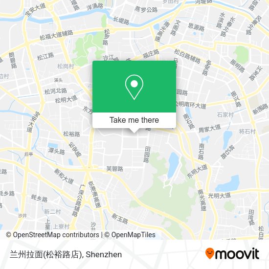 兰州拉面(松裕路店) map