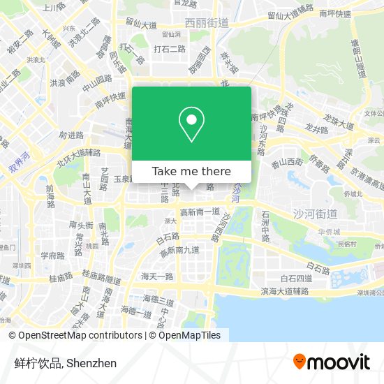 鲜柠饮品 map