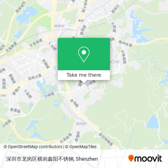 深圳市龙岗区横岗鑫阳不锈钢 map