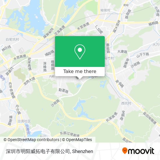 深圳市明阳威拓电子有限公司 map