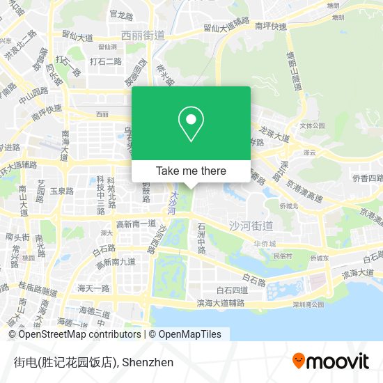 街电(胜记花园饭店) map