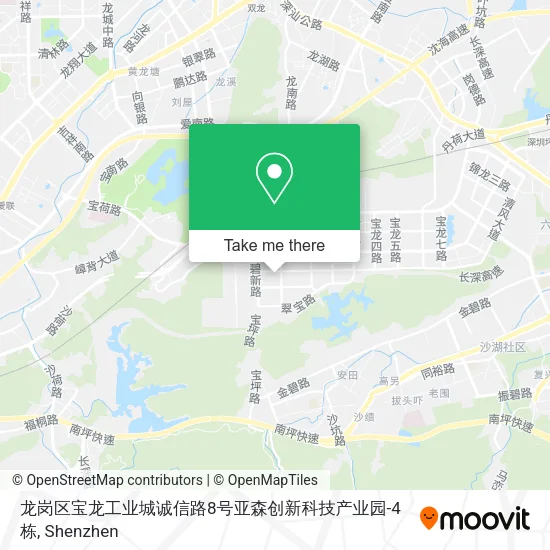 龙岗区宝龙工业城诚信路8号亚森创新科技产业园-4栋 map