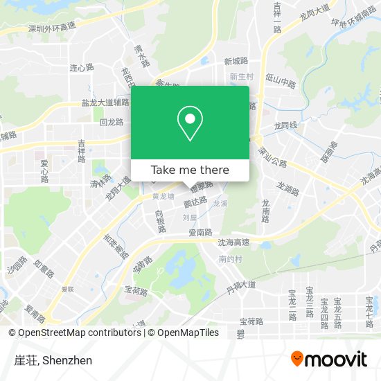 崖荘 map