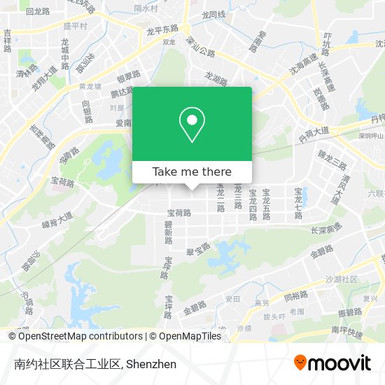 南约社区联合工业区 map