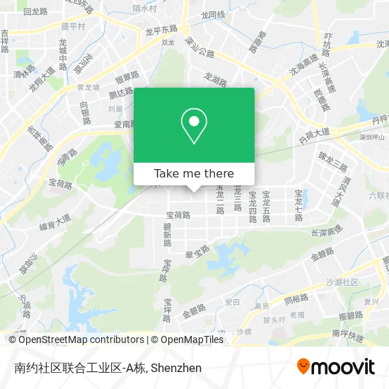 南约社区联合工业区-A栋 map