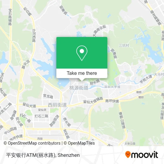 平安银行ATM(丽水路) map