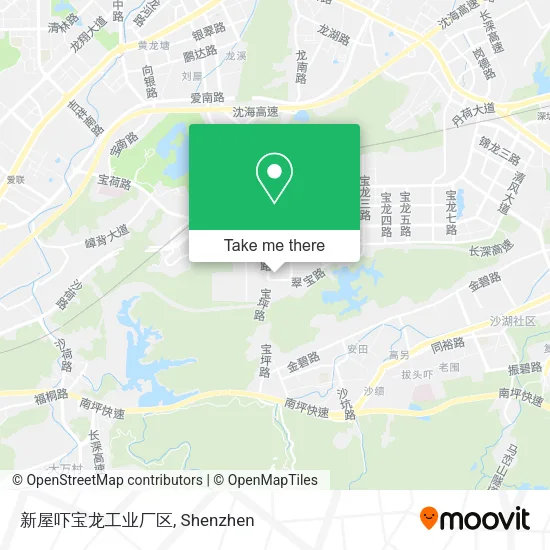 新屋吓宝龙工业厂区 map