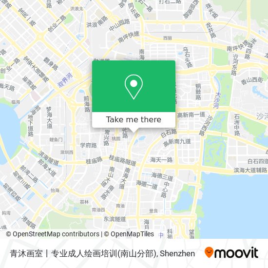 青沐画室丨专业成人绘画培训(南山分部) map