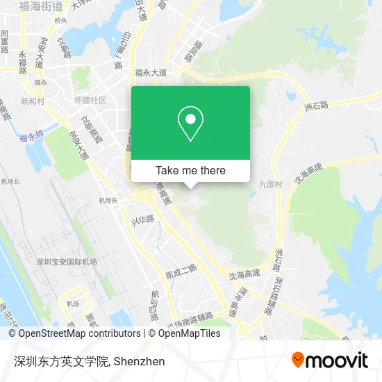 深圳东方英文学院 map