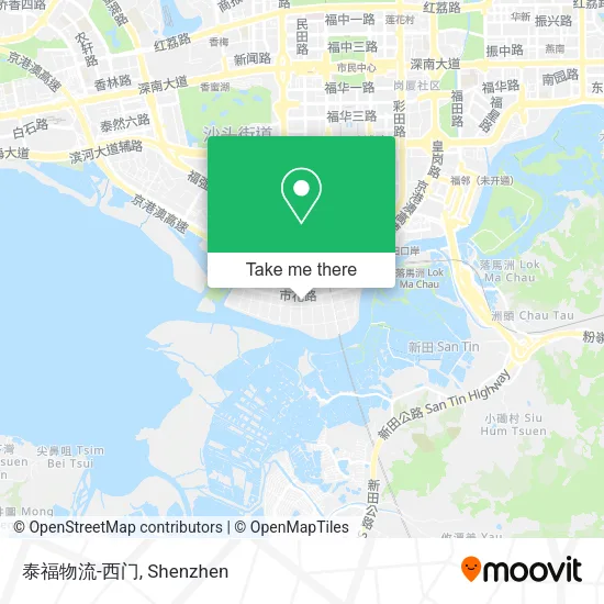 泰福物流-西门 map