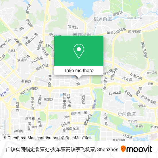 广铁集团指定售票处-火车票高铁票飞机票 map
