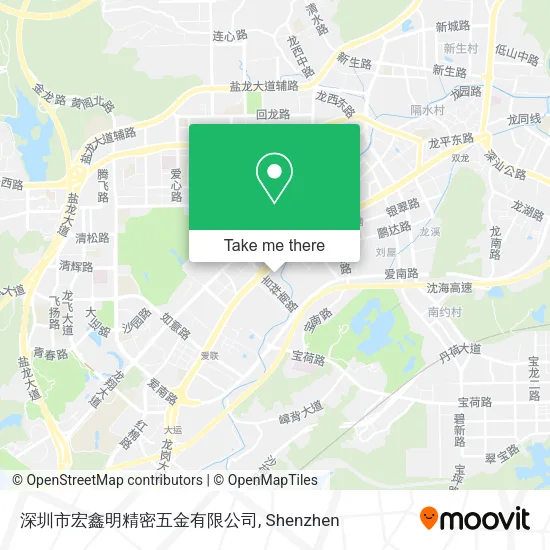 深圳市宏鑫明精密五金有限公司 map