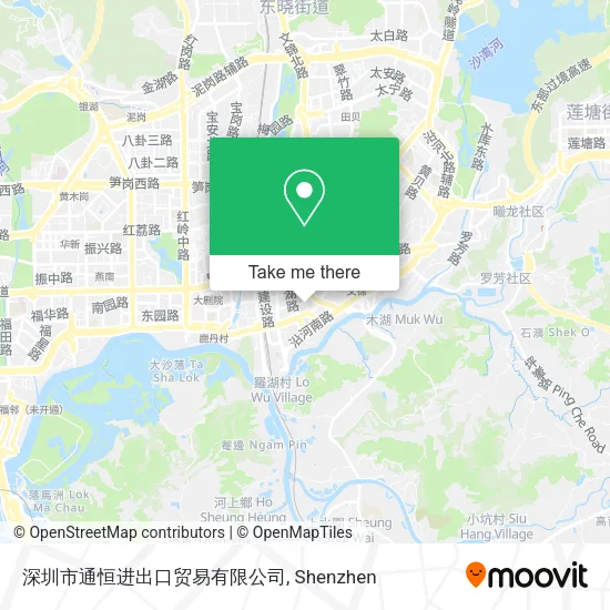 深圳市通恒进出口贸易有限公司 map