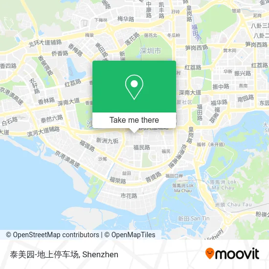 泰美园-地上停车场 map