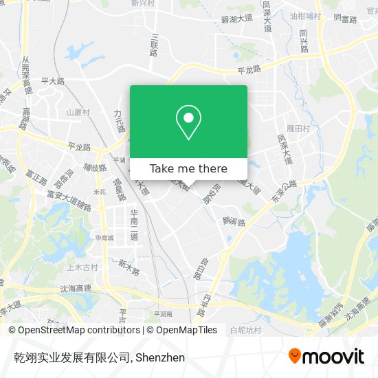 乾翊实业发展有限公司 map
