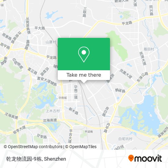 乾龙物流园-9栋 map