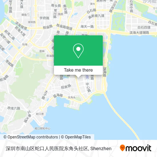 深圳市南山区蛇口人民医院东角头社区 map