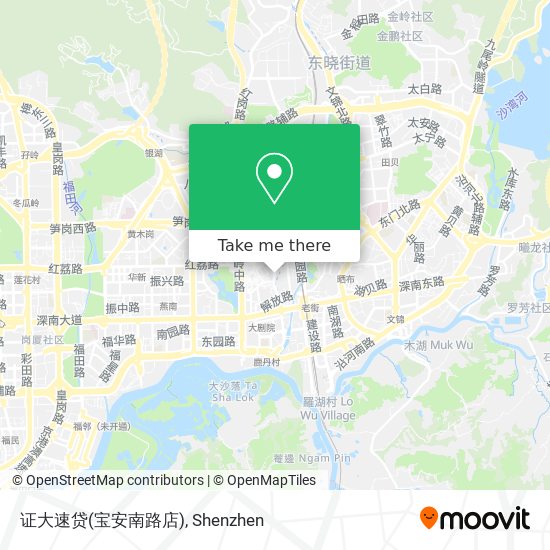 证大速贷(宝安南路店) map