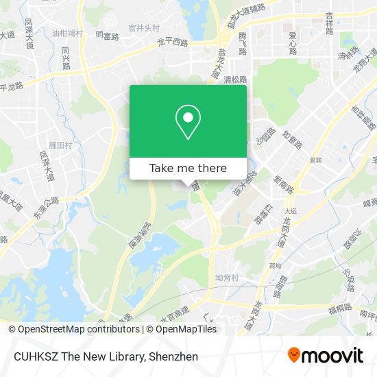 CUHKSZ The New Library map