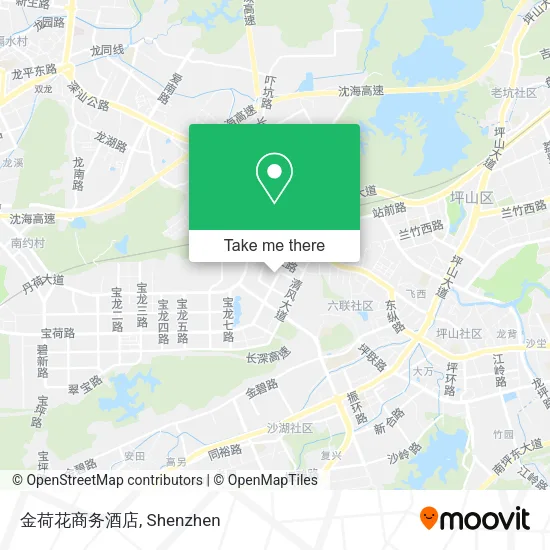 金荷花商务酒店 map