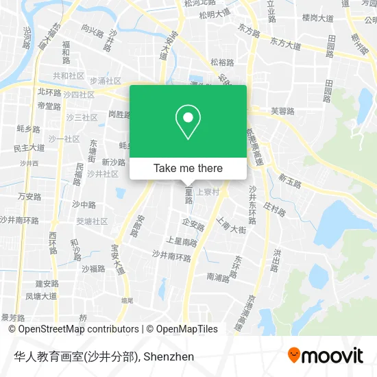 华人教育画室(沙井分部) map