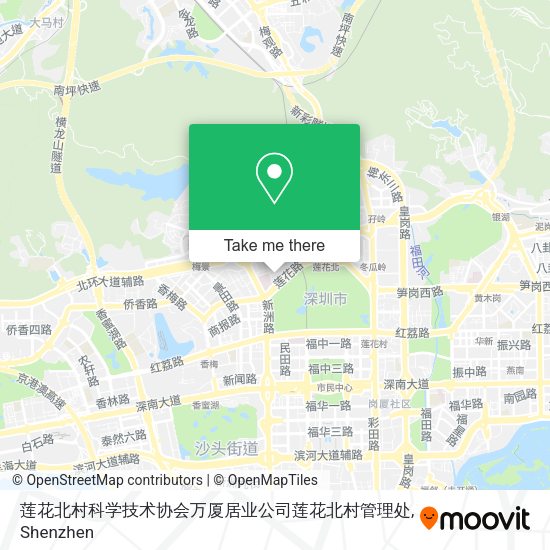 莲花北村科学技术协会万厦居业公司莲花北村管理处 map