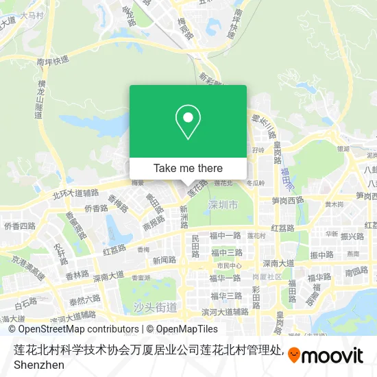 莲花北村科学技术协会万厦居业公司莲花北村管理处 map