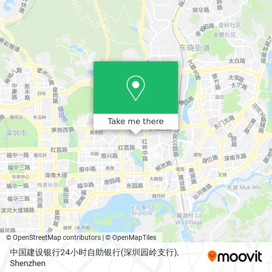 中国建设银行24小时自助银行(深圳园岭支行) map