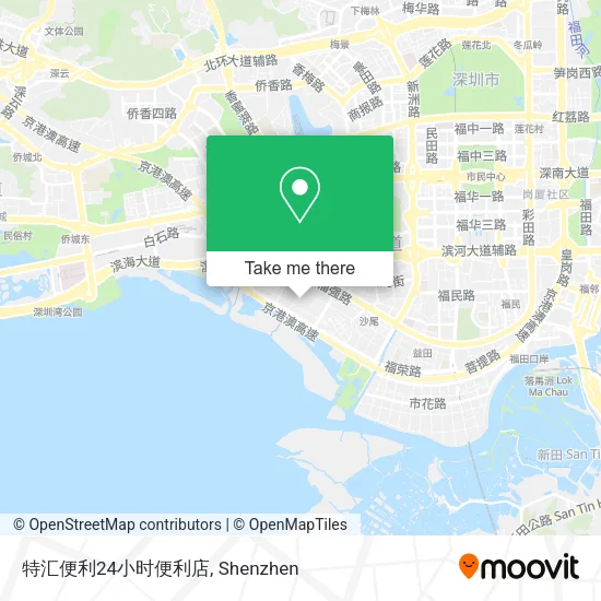 特汇便利24小时便利店 map