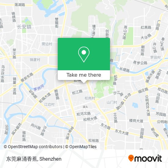 东莞麻涌香蕉 map