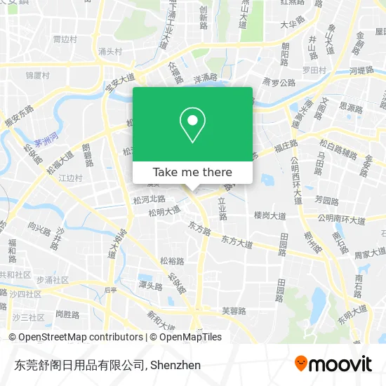 东莞舒阁日用品有限公司 map