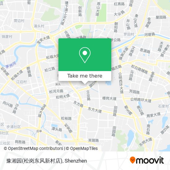 豫湘园(松岗东风新村店) map