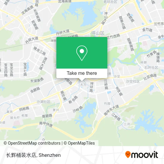 长辉桶装水店 map