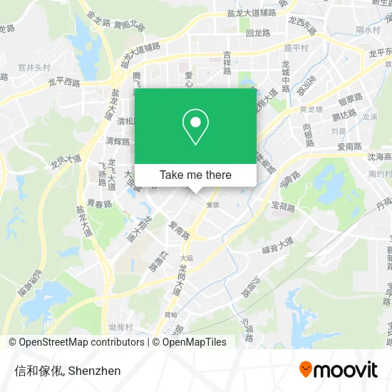 信和傢俬 map