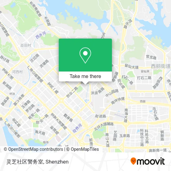 灵芝社区警务室 map