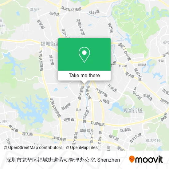 深圳市龙华区福城街道劳动管理办公室 map
