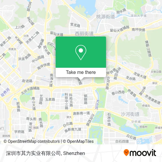 深圳市其力实业有限公司 map