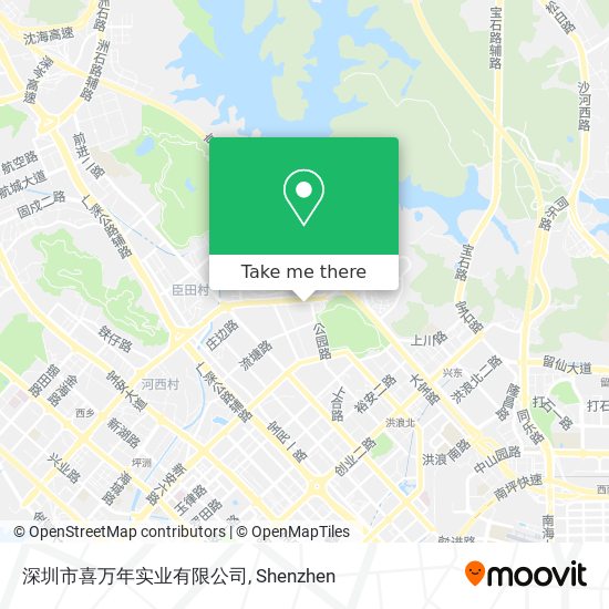 深圳市喜万年实业有限公司 map
