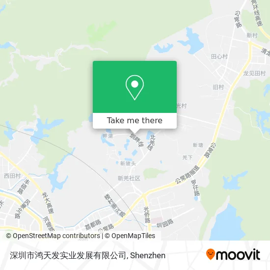 深圳市鸿天发实业发展有限公司 map