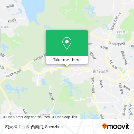 鸿天福工业园-西南门 map