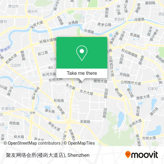 聚友网络会所(楼岗大道店) map