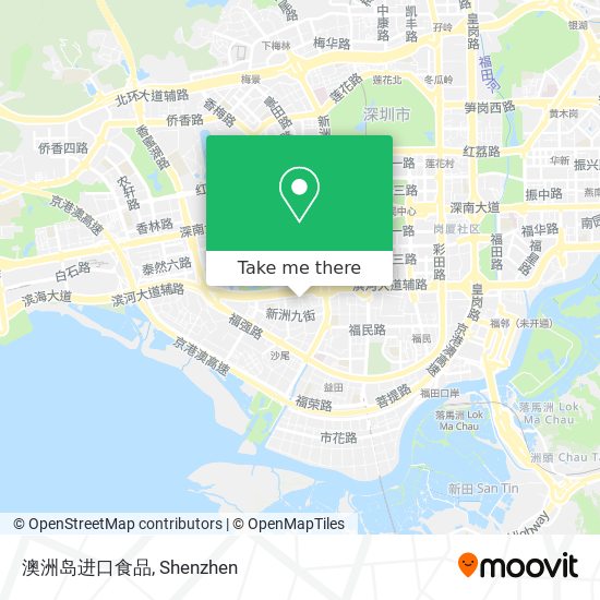 澳洲岛进口食品 map