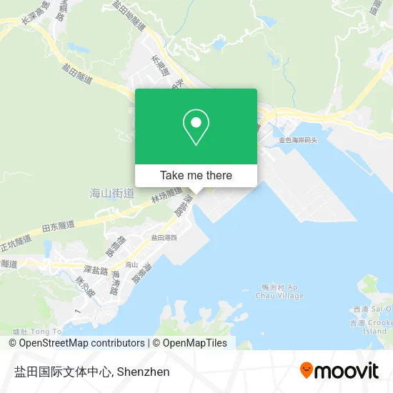 盐田国际文体中心 map