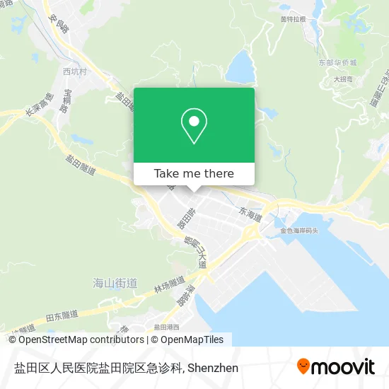 盐田区人民医院盐田院区急诊科 map