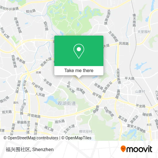 福兴围社区 map
