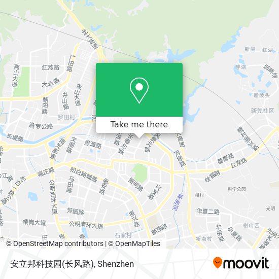 安立邦科技园(长风路) map